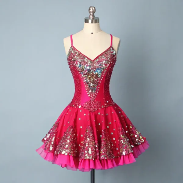 Ruffled Dance Dress